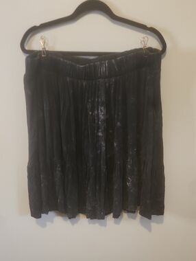 torrid Black Acid Washed Mini Skirt